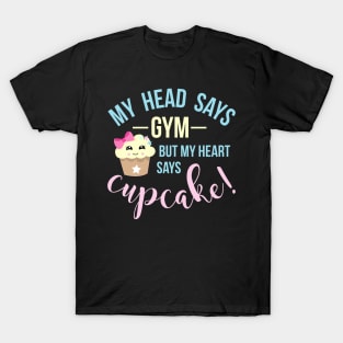 My Heart Says Cupcake T-Shirt